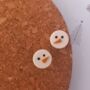 Snowman Christmas Stud Earrings, thumbnail 1 of 2