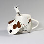 G Decor Dog Ceramic Coffee Tea Mug With Matching Lid, thumbnail 10 of 11