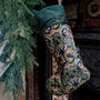Personalised Velevt Christmas Stocking, Partridge Design, thumbnail 1 of 8