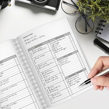 Personalised Chilli Combined Diary And Notebook, 5 of 5