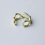 Gold Colour Sterling Silver Ear Cuffs, thumbnail 7 of 10