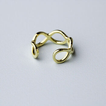 Gold Colour Sterling Silver Ear Cuffs, 7 of 10