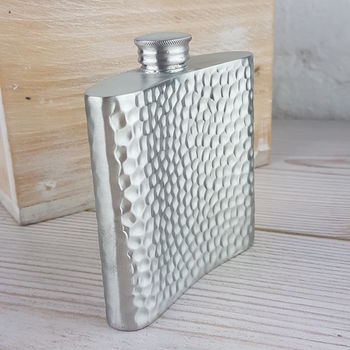 Iridescent Dad's Hip Flask With Free Engraving, 5 of 7