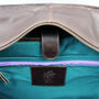 'Oxley' Men's Leather Weekend Holdall Bag In Chestnut, thumbnail 11 of 12