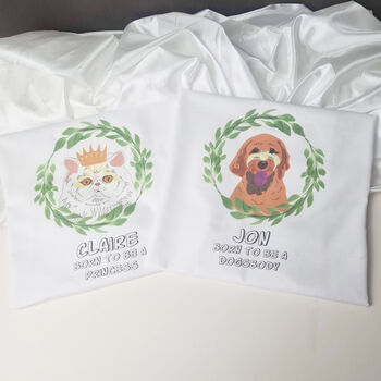 Personalised Funny His And Hers Pillow Cases, 2 of 10