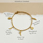 Personalised Dinky Story Five Charm Bracelet, thumbnail 4 of 10
