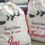Personalised Christmas Special Delivery Santa Sack, thumbnail 2 of 4