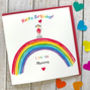 Personalised Happy Birhday Rainbow Card, thumbnail 1 of 10