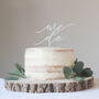 We Do Wedding Cake Topper, thumbnail 2 of 5
