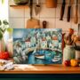 Harbour Hues Textured Glass Chopping Board, thumbnail 4 of 8