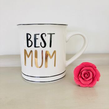 Best Mum Porcelain Mug ~ Boxed, Wrapped, 3 of 4