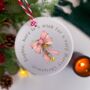 Personalised Christmas Wish Ceramic Ornament, thumbnail 1 of 2