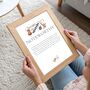 Fun, Witty Music Lover Print Gift – Noteworthy Gift For Musicians And Singers, thumbnail 1 of 2