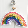 Personalised Handmade Hug Rainbow Token Gift, thumbnail 2 of 4