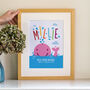 Personalised Childrens Whale Print, thumbnail 2 of 5