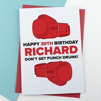 Boxing Birthday Card, 2 of 3