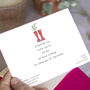 Personalised Holly Berry Welly Christmas Invitations, thumbnail 1 of 3