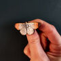 Orange Tip Butterfly Brooch, thumbnail 3 of 4