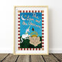 The Lion And The Unicorn Vintage Nursery Print, thumbnail 4 of 10