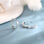 Sterling Silver Octopus Tentacles Hoop Earrings, thumbnail 6 of 11