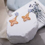 Forget Me Not And Star Dangle Stud Earrings, thumbnail 3 of 4