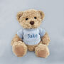 Personalised Bertie Bear With Welcome Baby Balloons, thumbnail 4 of 10