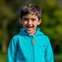 Organic Cotton Kids Turquoise Hoodie With Pockets, thumbnail 4 of 5