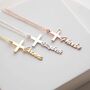 Cross Name Necklace, thumbnail 8 of 11