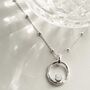 Sterling Silver Gemstone Ripple Necklace, thumbnail 6 of 11