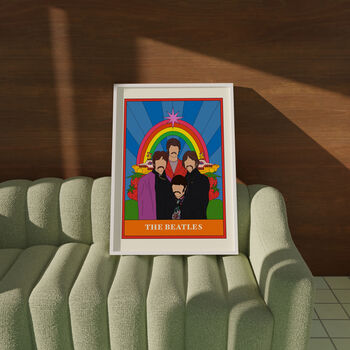 Beatles Tarot Card Music Gift Print, 3 of 5