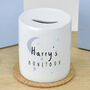 Children's Personalised Moon And Stars Money Box, thumbnail 2 of 10