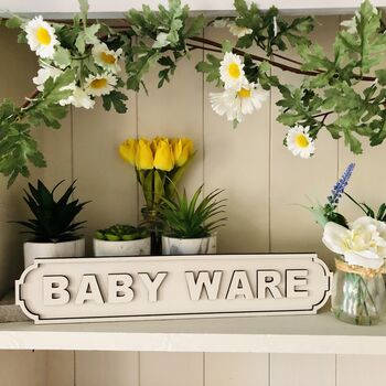 Baby Shower Personalised Children's Name Roadsign, 4 of 7