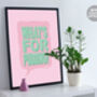 What's For Pudding? Print Four Colour Options, thumbnail 1 of 10