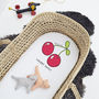 Personalised 'Cherry Sweet' Pram/Moses Basket Sheet, thumbnail 1 of 4