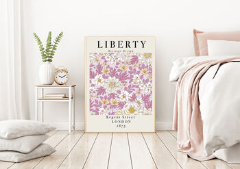 Liberty Pink Flower Print, 3 of 5