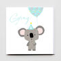Happy Birthday Super Cute Koala Girl/ Boy Greeting Card, thumbnail 6 of 6