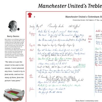 Manchester United Treble Winning Season Special, Manchester United V Tottenham Hotspur, Old Trafford, 16 May, 1999. Barry Davies, 4 of 6