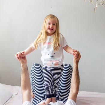 Personalised Daddy And Me Matching Bear Pyjamas, 9 of 12