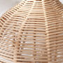 Natural Wicker Table Lamp With Shade, thumbnail 11 of 11