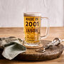 Personalised Birthday Beer Glass, thumbnail 1 of 3