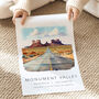 America Landmark Destination Prints For Monument Valley, thumbnail 3 of 7