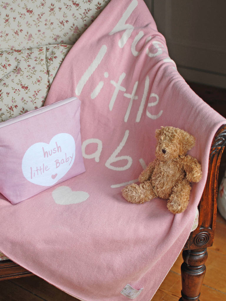 Hush Little Baby Blanket By Diddywear