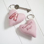 Personalised Initial Heart Keyring Gift, thumbnail 12 of 12