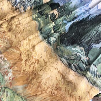 Van Gogh Printed Cotton Midi Skirt, Art Print Skirt, 5 of 6