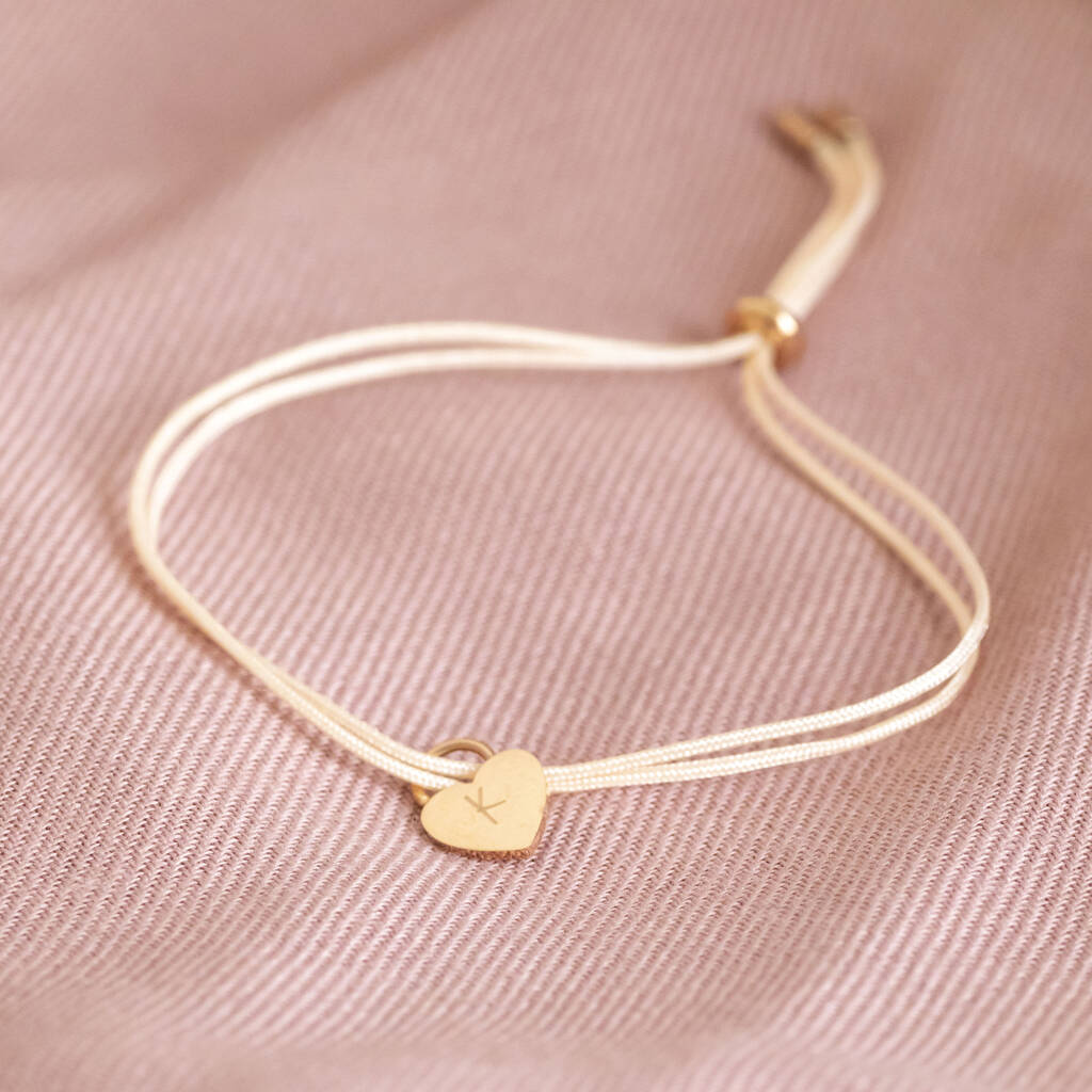 Rose Gold Plated Heart Friendship Bracelet By Joy by Corrine Smith ...