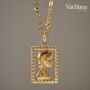 Stainless Steel Rome Women Pendant Necklace, thumbnail 2 of 4