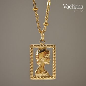 Stainless Steel Rome Women Pendant Necklace, 2 of 4