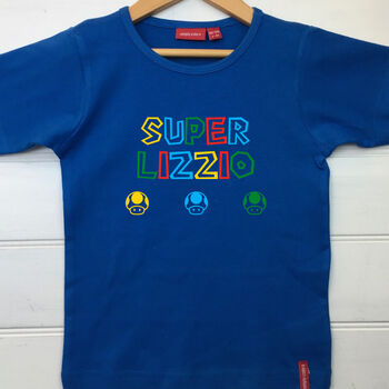 Personalised Super Gamer Child's T Shirt, 2 of 9