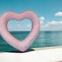 Personalised Pink Heart Pool Float, thumbnail 4 of 4