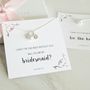 Tie The Knot Bridesmaid Necklace, thumbnail 1 of 8